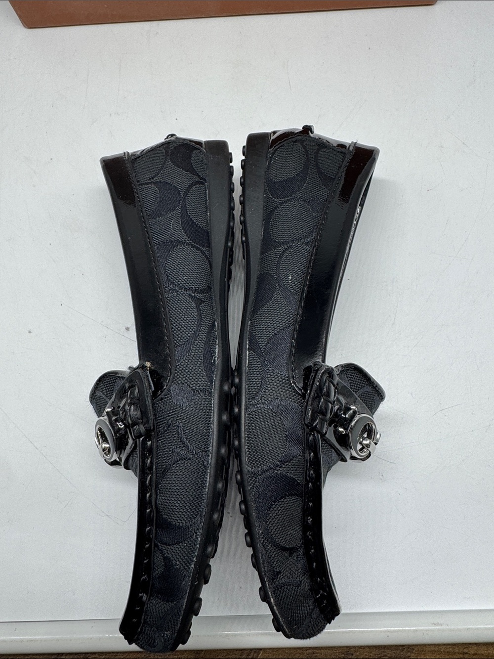 Coach Fortunata Black Loafers Size 5.5 - Picture 4 of 9